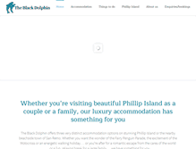 Tablet Screenshot of blackdolphin.net.au